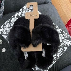 Coach Slippers size 6